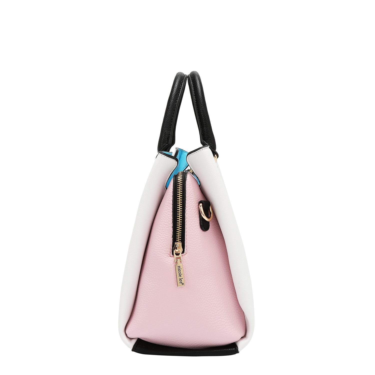 Foto 5 | Bolsa Cuadrada Estampada Pitufos By Nicole Lee