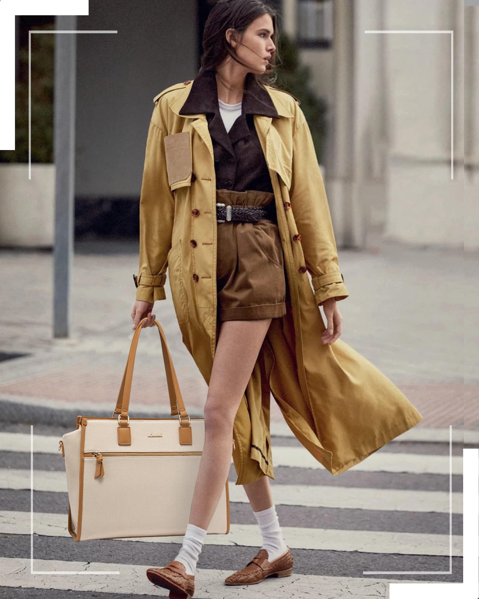 Foto 2 | Bolsa Lovevook De Yute Para Portátil De Mujer De 15.6 Pulgadas Con Embrague - Venta Internacional.