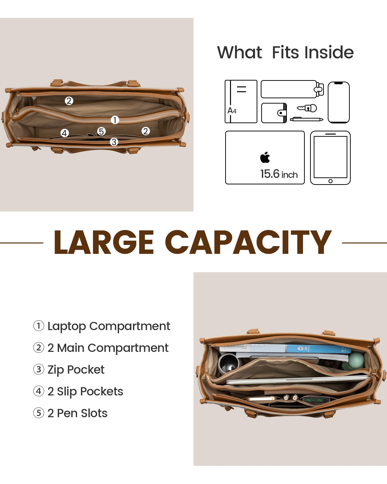 Foto 4 pulgar | Bolsa Lovevook De Yute Para Portátil De Mujer De 15.6 Pulgadas Con Embrague - Venta Internacional.