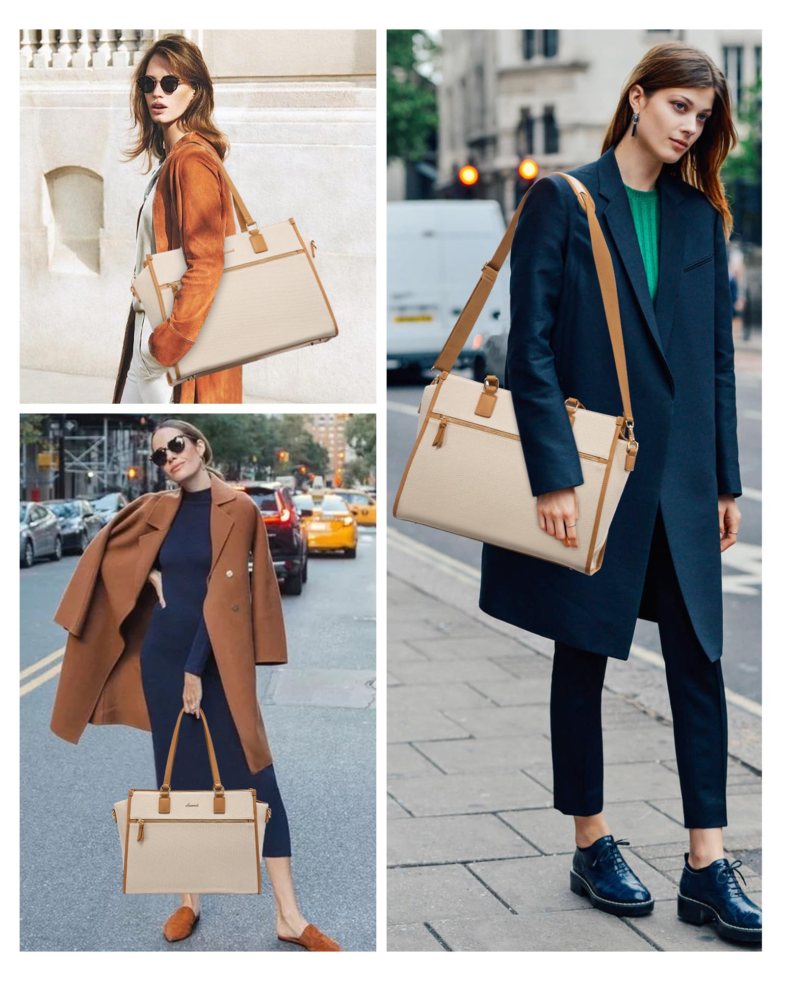 Foto 7 | Bolsa Lovevook De Yute Para Portátil De Mujer De 15.6 Pulgadas Con Embrague - Venta Internacional.