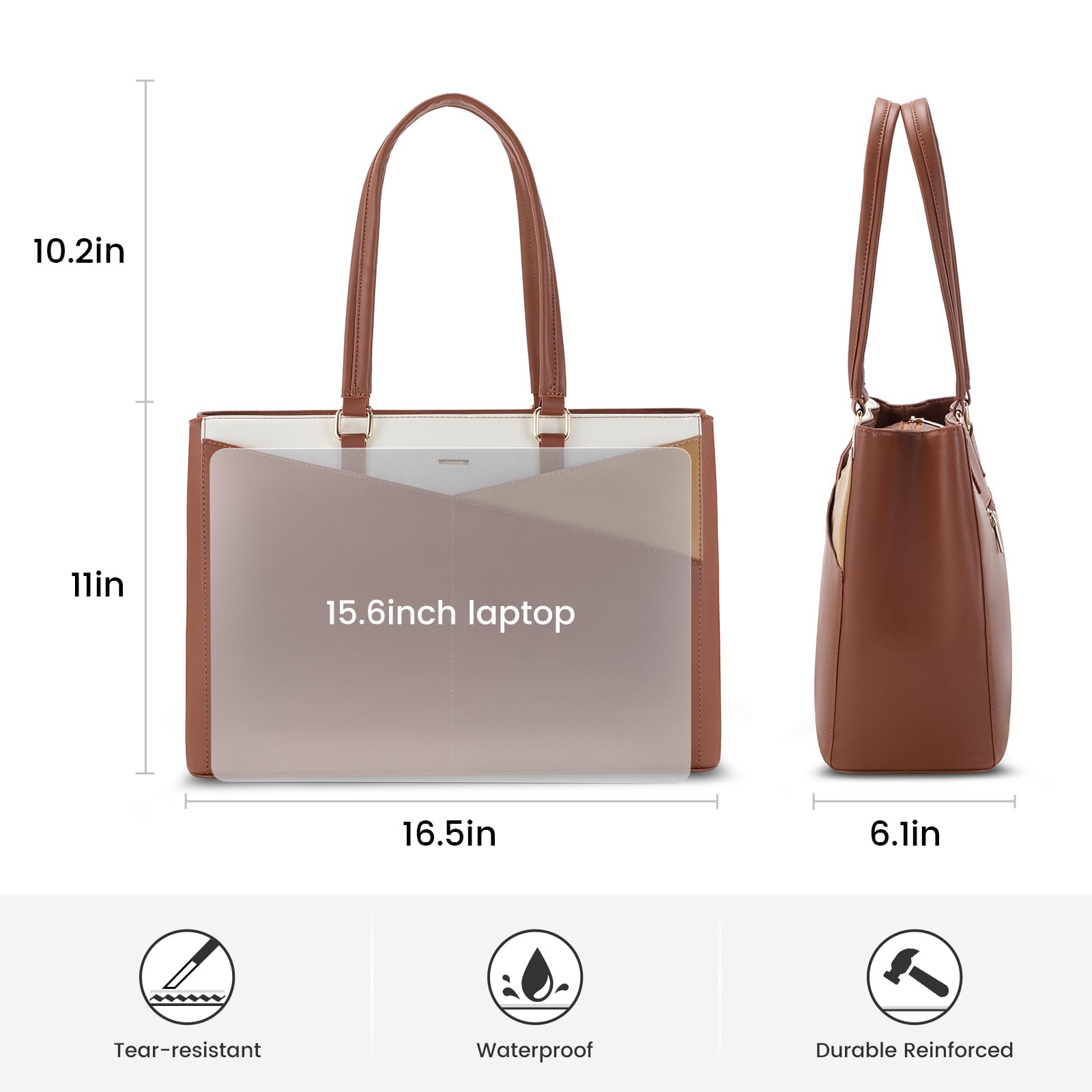 Foto 6 pulgar | Bolsa Para Portátil Lovevook Para Mujer De 15 6 Pulgadas Con Gran Capacidad - Venta Internacional.