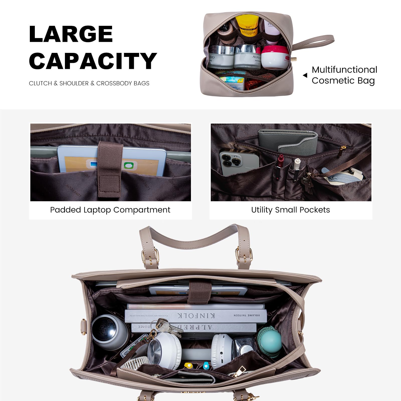 Foto 5 pulgar | Bolso Para Portátil Lovevook Para Mujer De 15.6 Pulgadas  Ligero  Poliuretano - Venta Internacional.