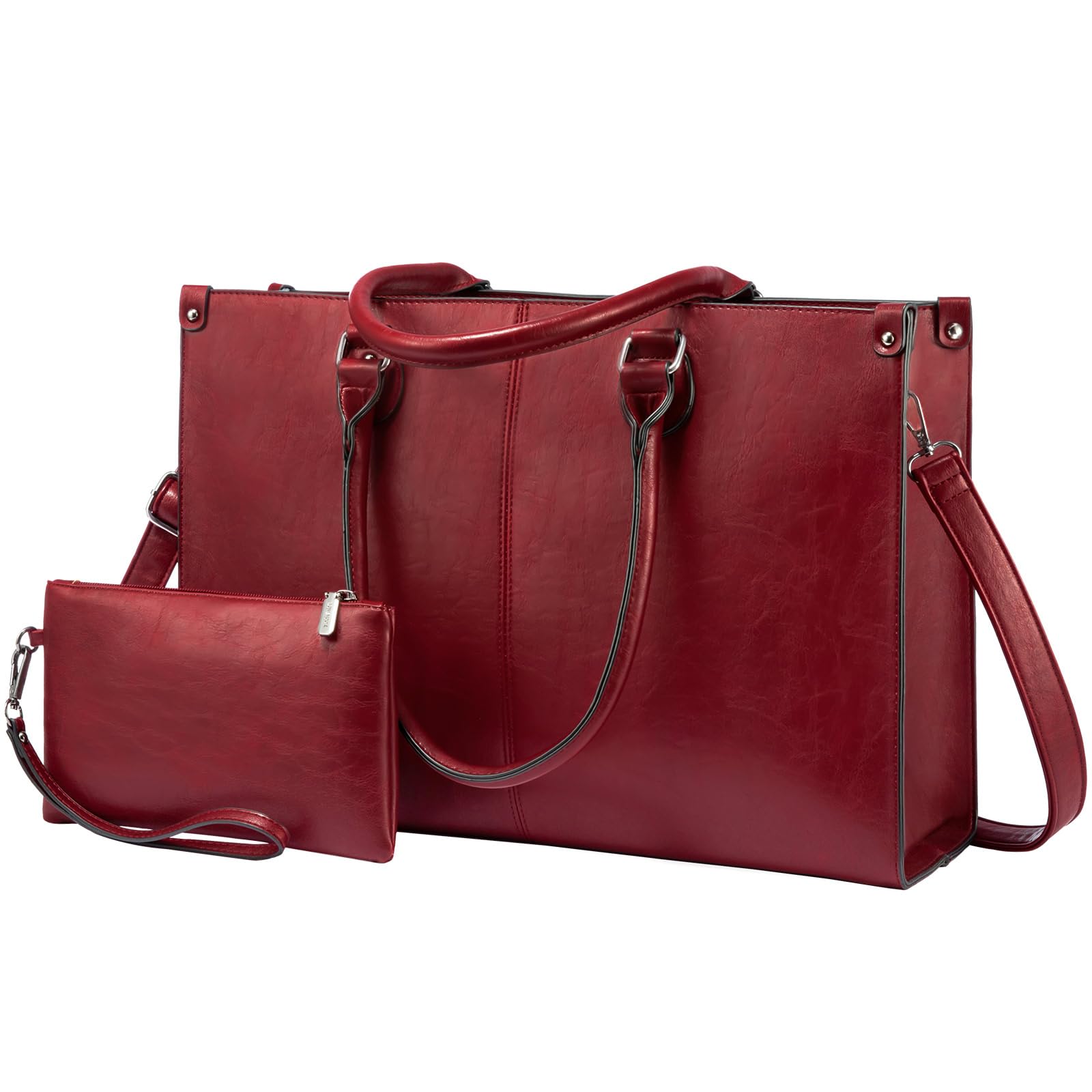 Foto 2 pulgar | Bolso Para Portátil Lovevook De Piel Vintage De 15.6 Pulgadas Para Mujer - Venta Internacional.