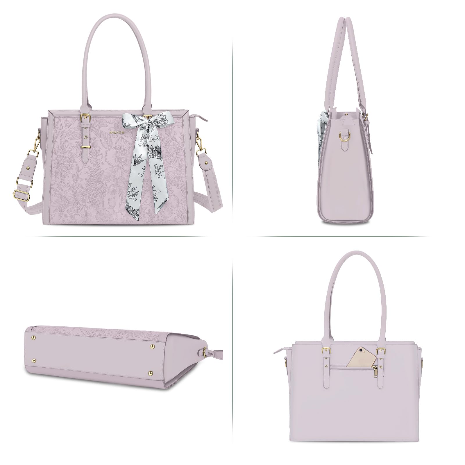 Foto 7 | Bolsa Mosiso De Piel Sintética Para Portátil  17-17 3 Pulgadas  Para Mujer - Venta Internacional.