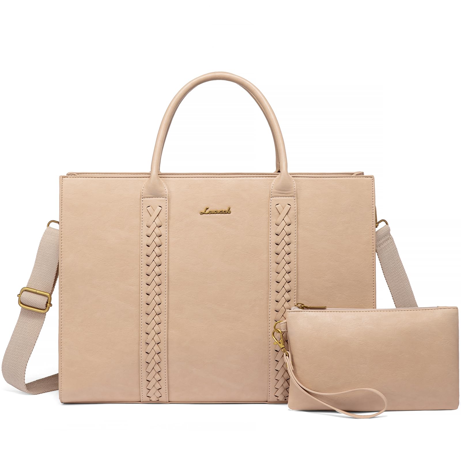 Foto 1 | Bolsa De Mano Para Portátil Lovevook  Piel Vintage  15.6 Pulgadas  Impermeable - Venta Internacional.