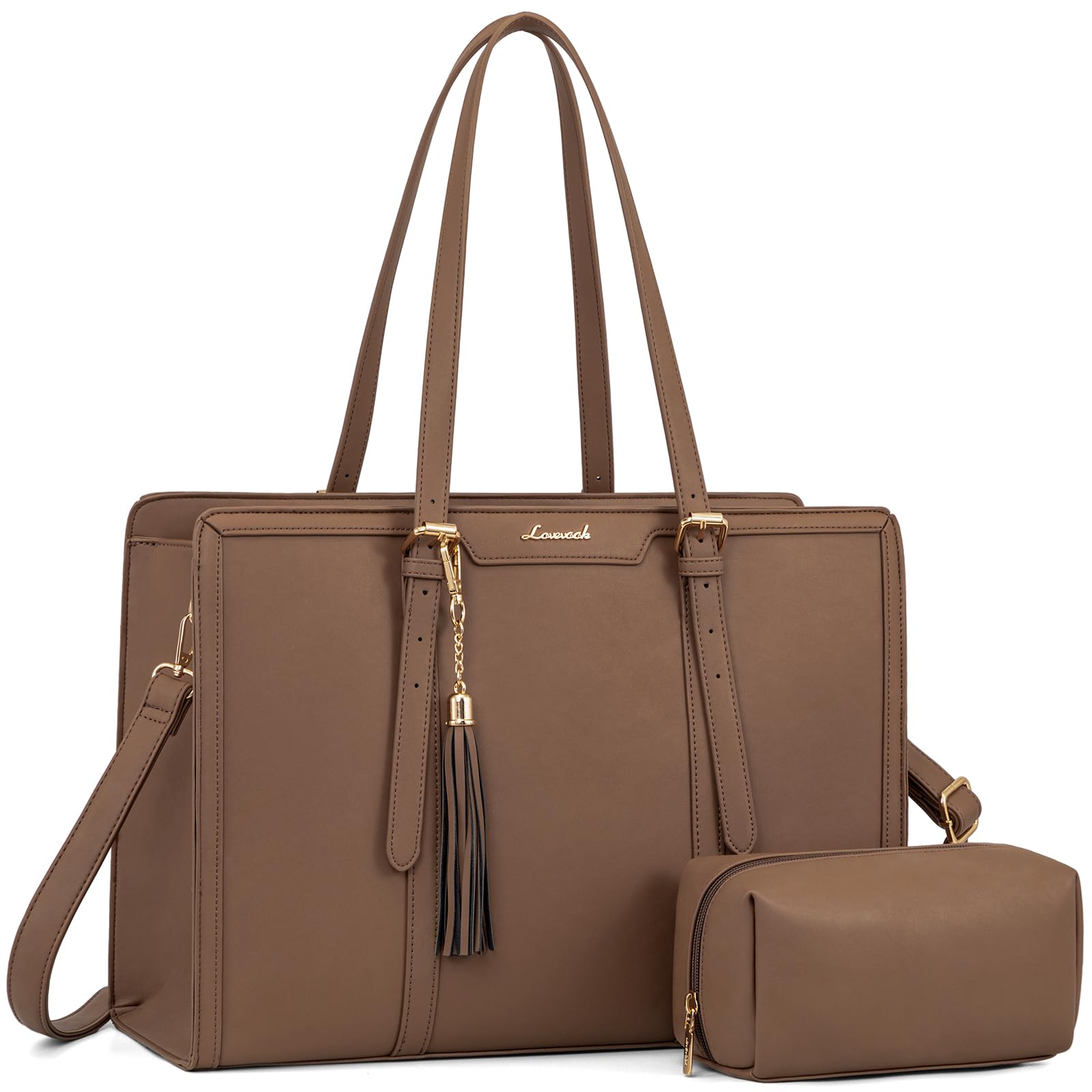 Foto 2 pulgar | Bolso Para Portátil Lovevook Para Mujer De 15.6 Pulgadas  Piel Sintética Impermeable - Venta Internacional.
