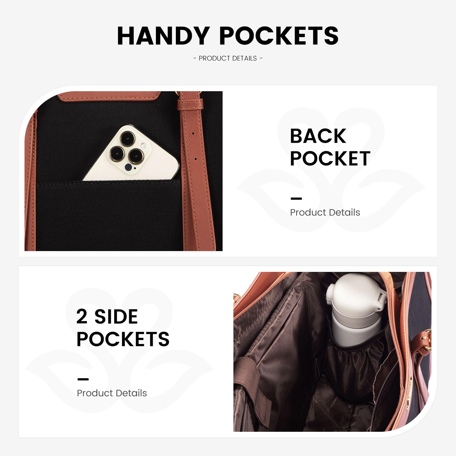 Foto 5 | Bolsa Para Portátil Lovevook De Lona Ligera De 15.6 Pulgadas Para Mujer - Venta Internacional.