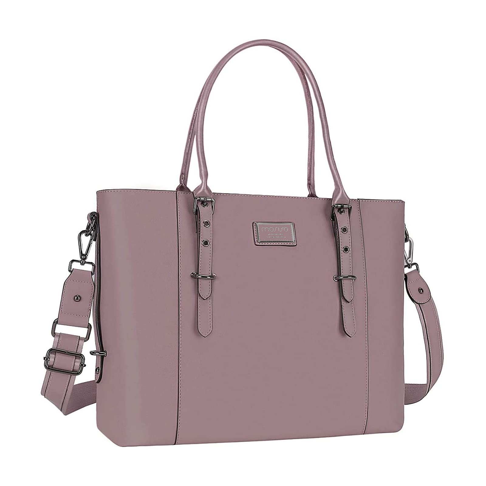 Foto 2 pulgar | Bolso De Mano Mosiso De Piel Sintética Para Portátil Para Mujer De 17 A 17 Pulgadas  Color Morado - Venta Internaciona