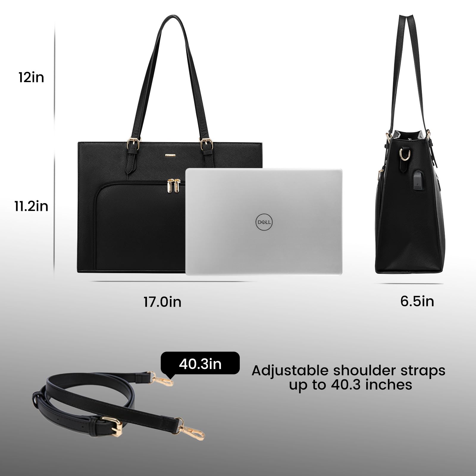 Foto 6 pulgar | Bolsa De Trabajo Impermeable Lovevook Para Portátil De 15.6 Pulgadas Para Mujer - Venta Internacional.