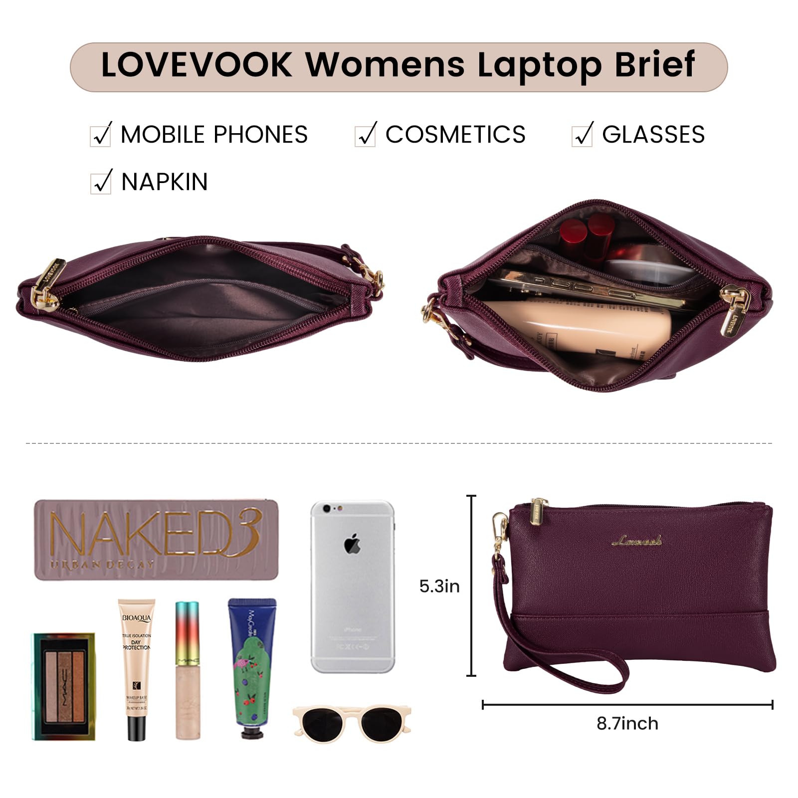Foto 6 | Portátil Lovevook Para Mujer  15.6 Pulgadas  Piel  Color Fucsia - Venta Internacional.