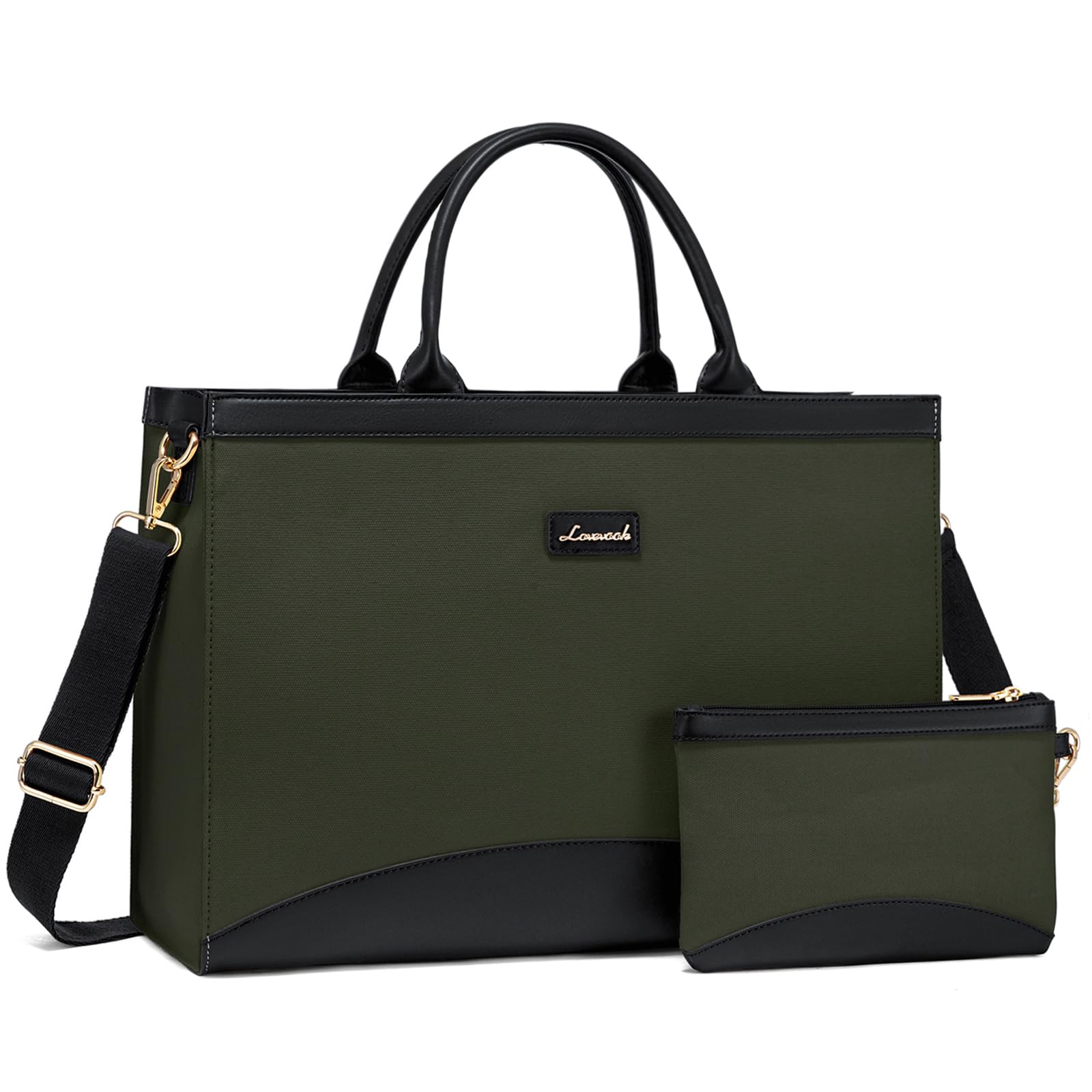 Foto 2 pulgar | Bolsa Para Portátil Lovevook Para Mujer De 15.6 Pulgadas Con Bolso De Mano Verde - Venta Internacional.