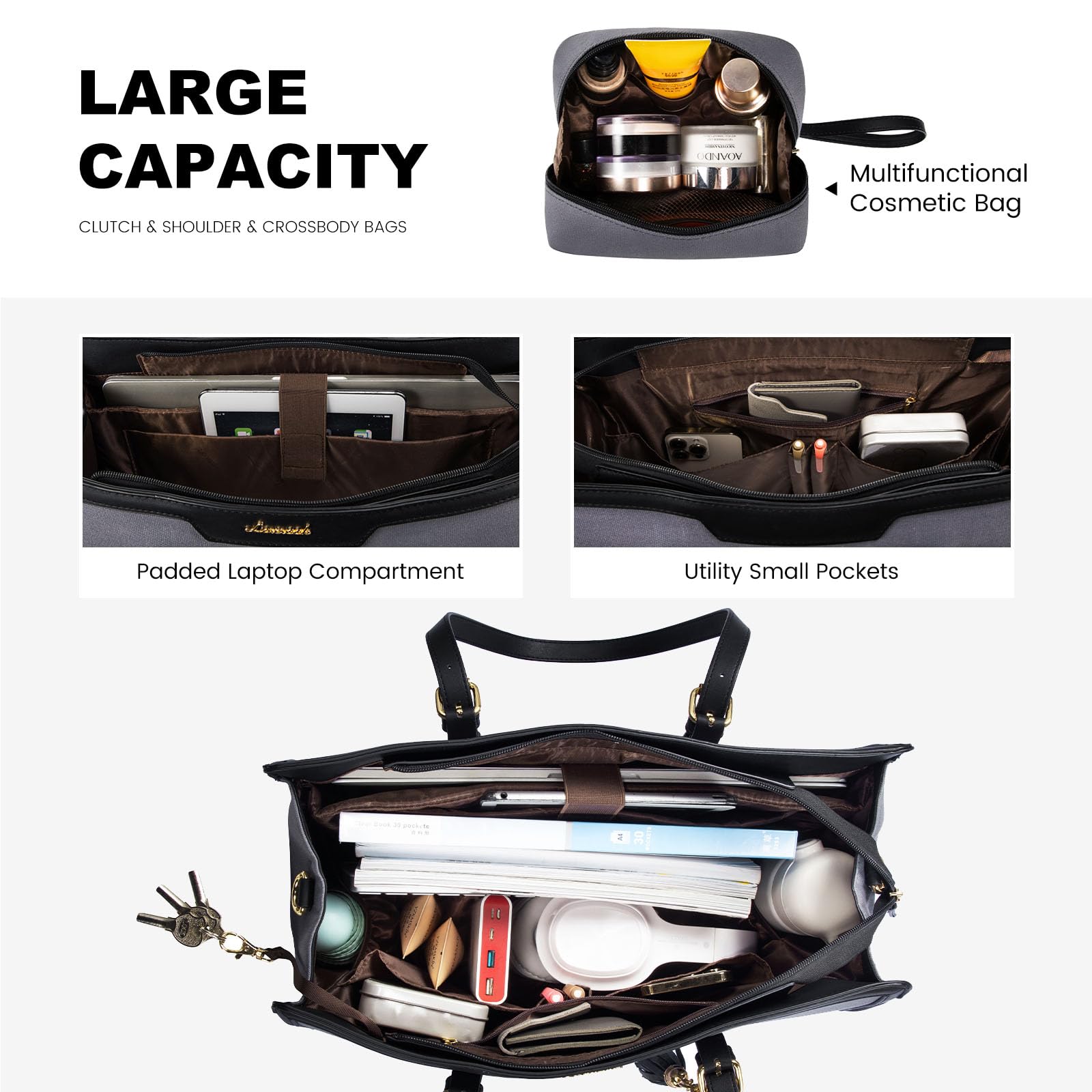 Foto 4 pulgar | Bolsa Para Portátil Lovevook De Lona Ligera De 15.6 Pulgadas Para Mujer - Venta Internacional.