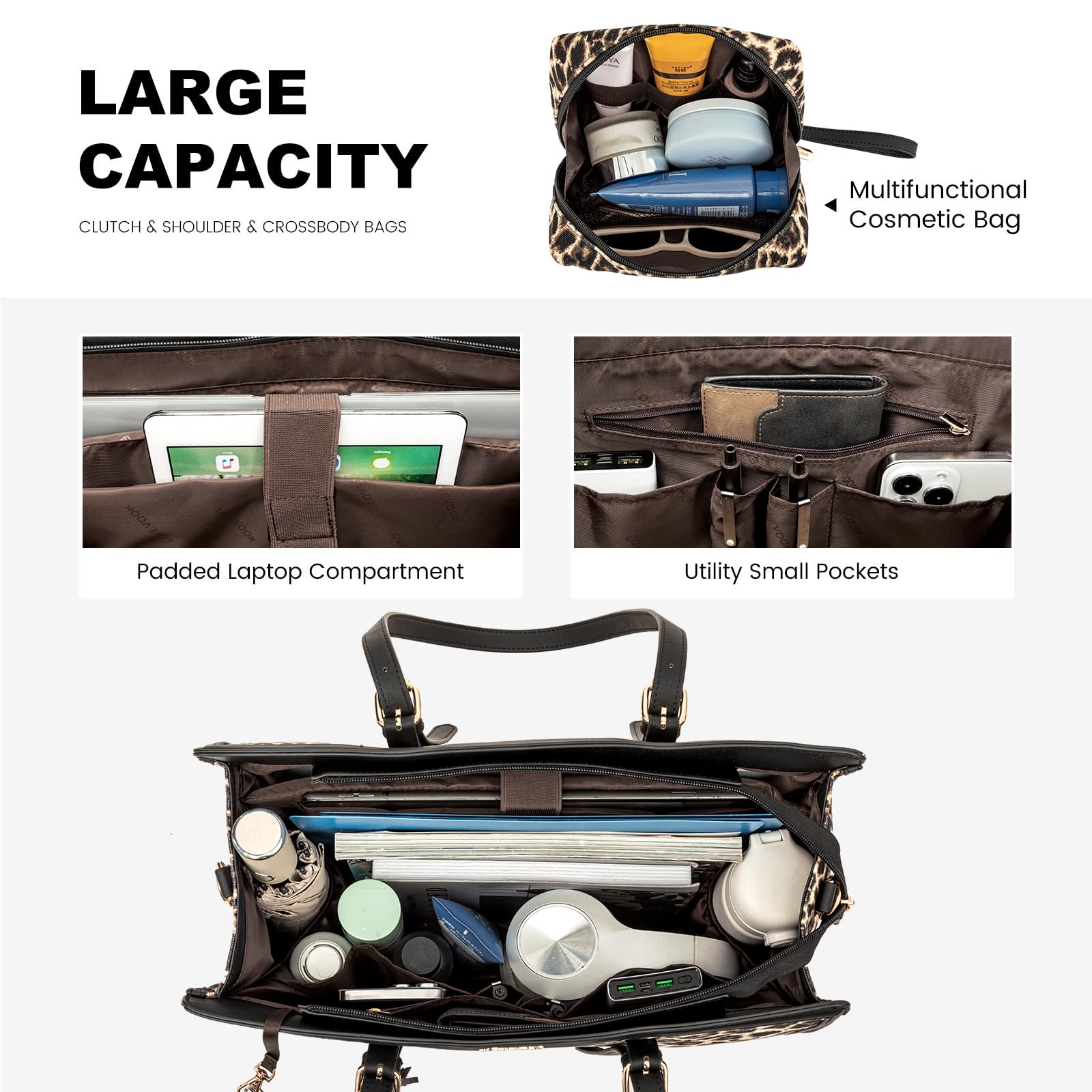Foto 4 pulgar | Bolsa De Lona Lovevook Para Portátil De 15.6 Pulgadas Con Bolso De Mano Para Mujer - Venta Internacional.