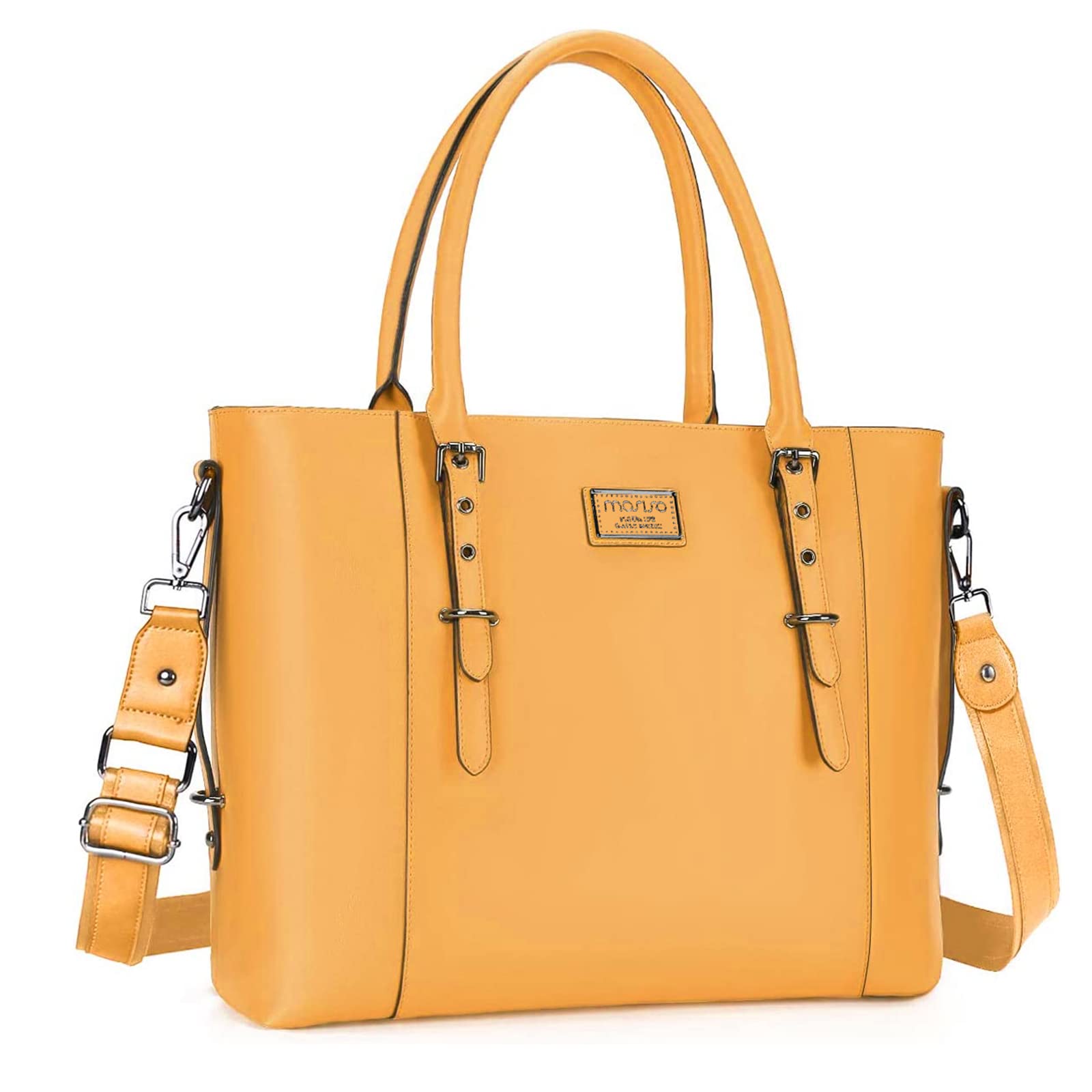 Foto 2 pulgar | Bolsa Mosiso Para Portátil  Piel Sintética  Impermeable  Para Mujer  17.3 Pulgadas - Venta Internacional.