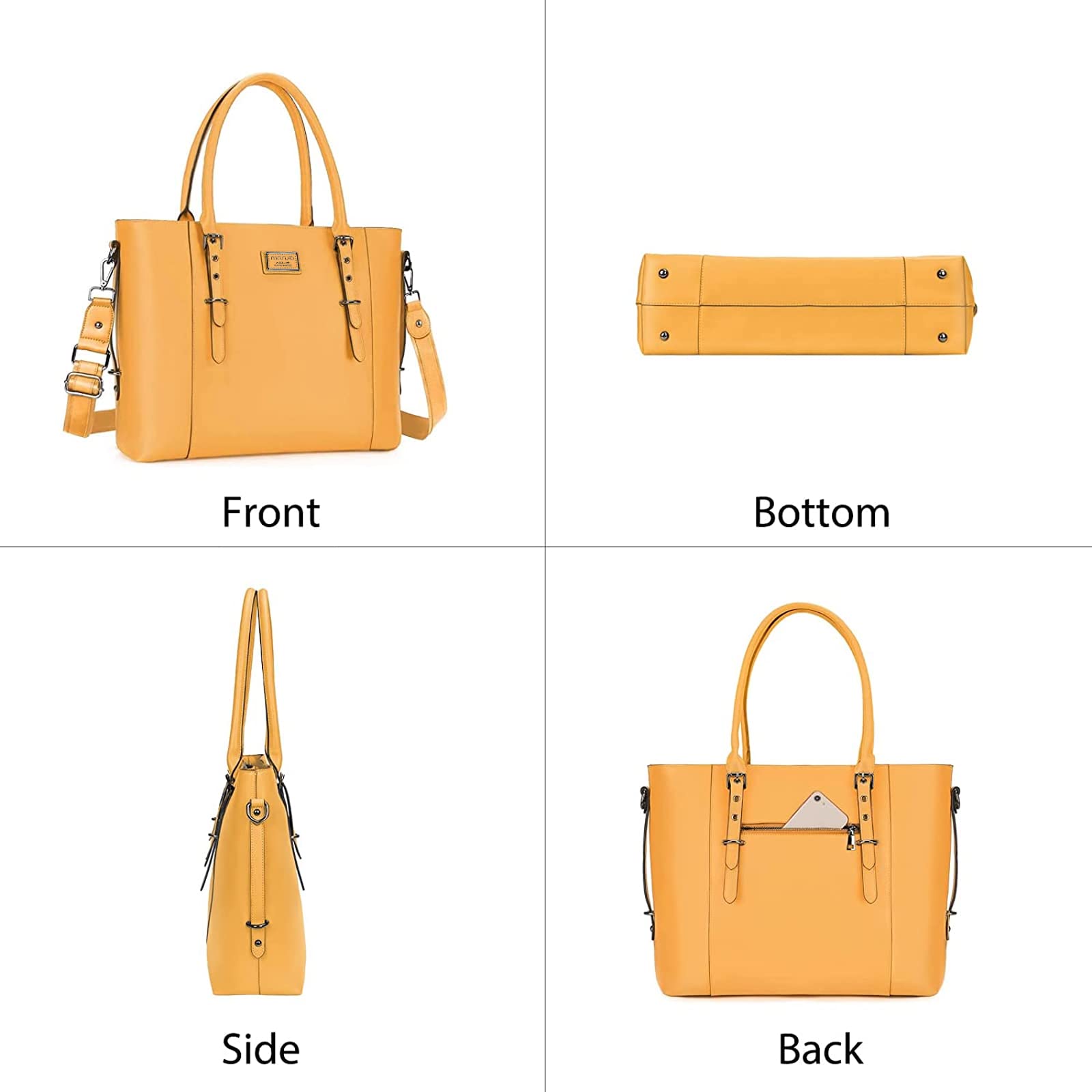 Foto 5 pulgar | Bolsa Mosiso Para Portátil  Piel Sintética  Impermeable  Para Mujer  17.3 Pulgadas - Venta Internacional.