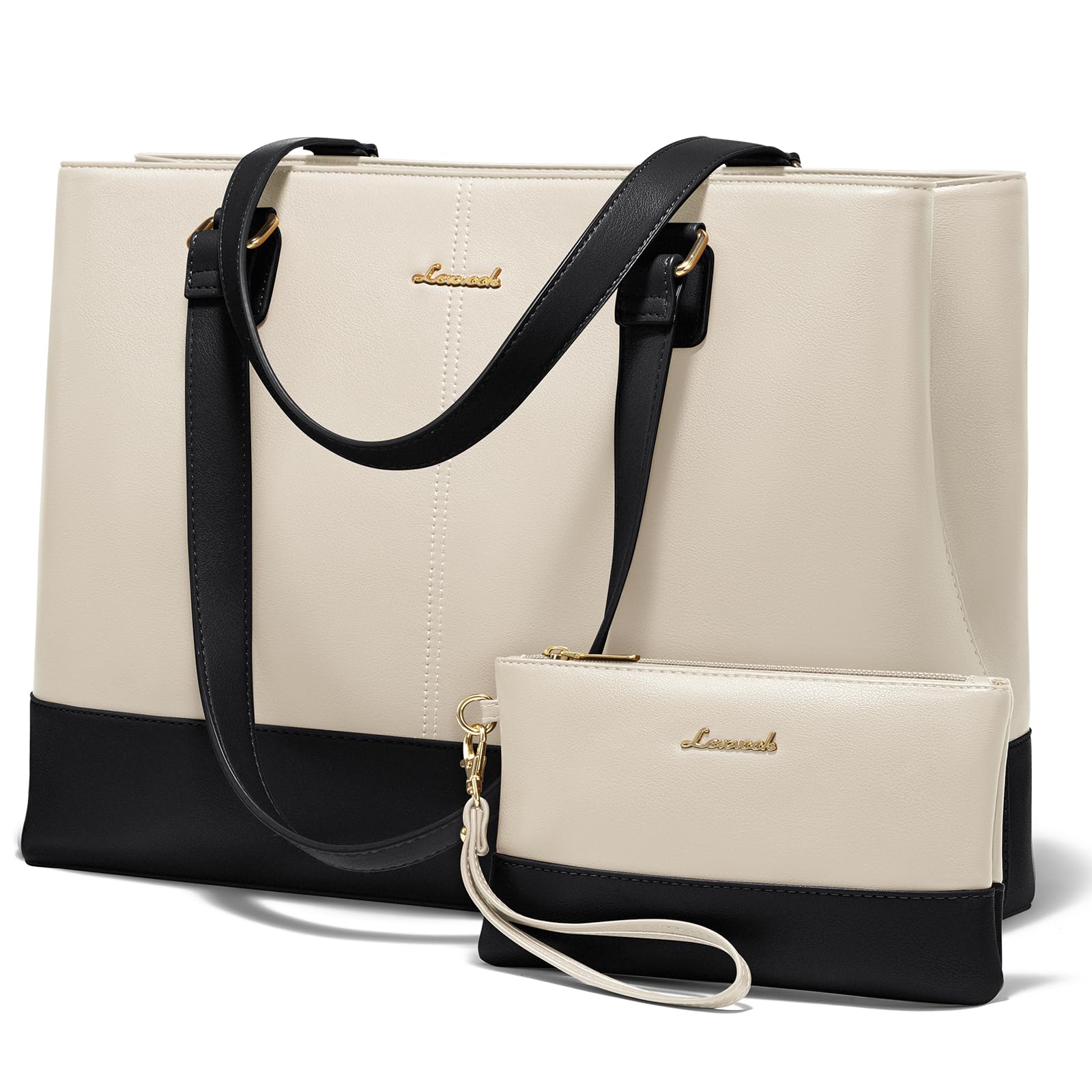 Foto 1 | Bolsa De Mano Para Portátil Lovevook Para Mujer De 15.6 Pulgadas  Piel Impermeable - Venta Internacional.