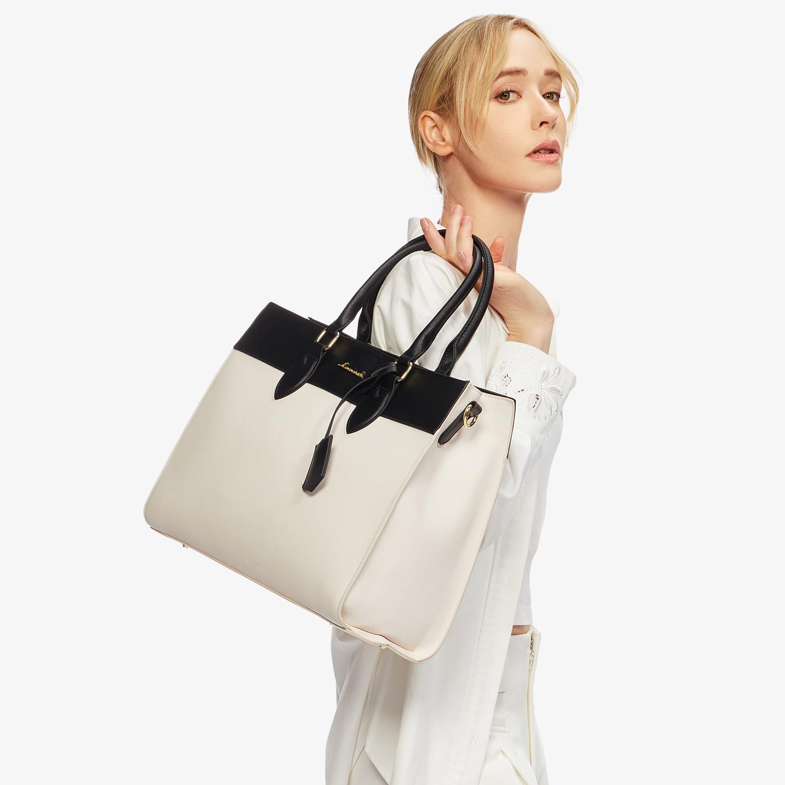 Foto 7 pulgar | Bolsa Para Portátil Lovevook Para Mujer De 17.3 Pulgadas  Piel Impermeable - Venta Internacional.