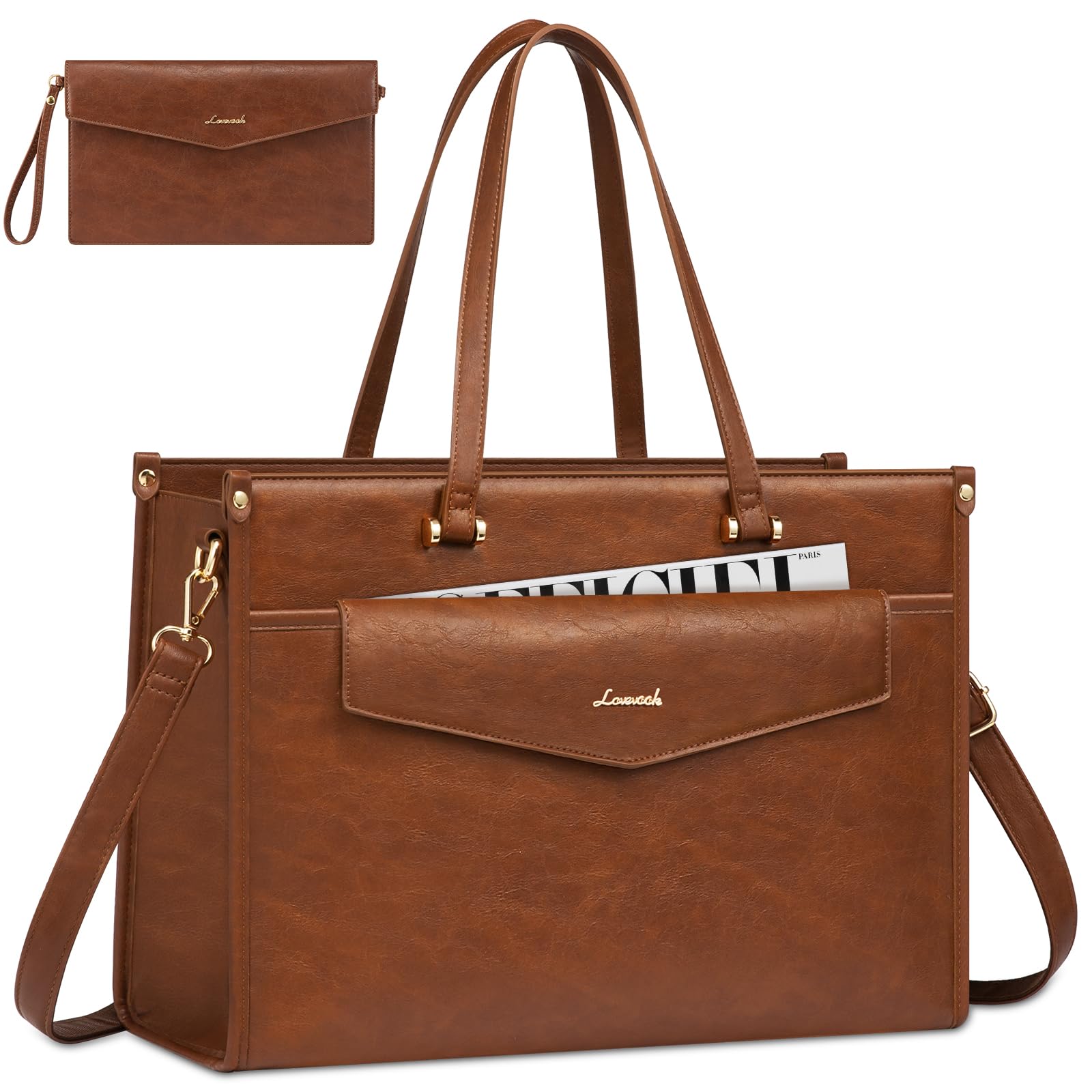 Foto 1 | Bolsa Para Portátil Lovevook De 15.6 Pulgadas  De Piel Impermeable - Venta Internacional.