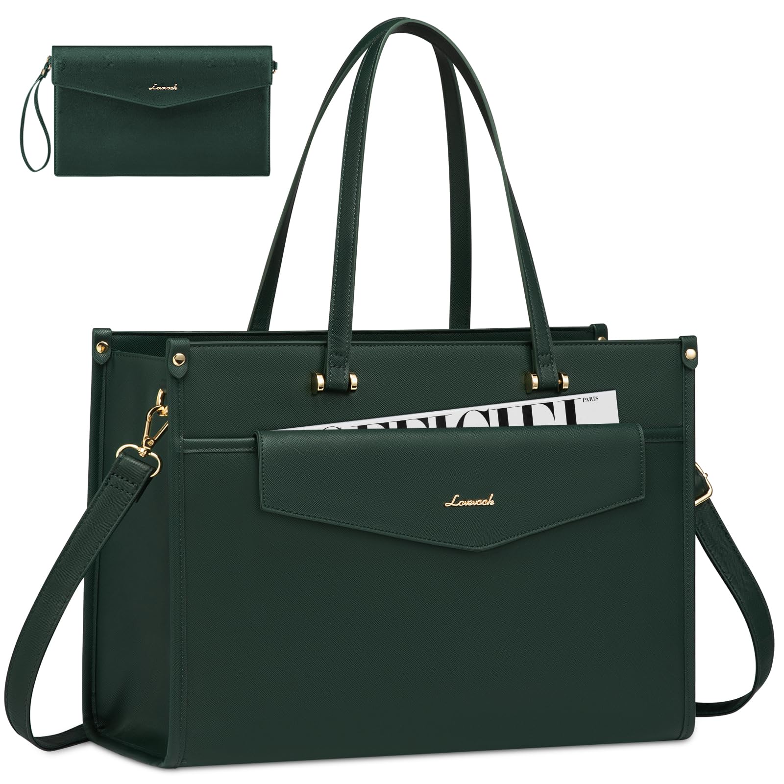 Foto 1 | Bolsa Para Portátil Lovevook De Cuero Impermeable De 15.6 Pulgadas Para Mujer - Venta Internacional.