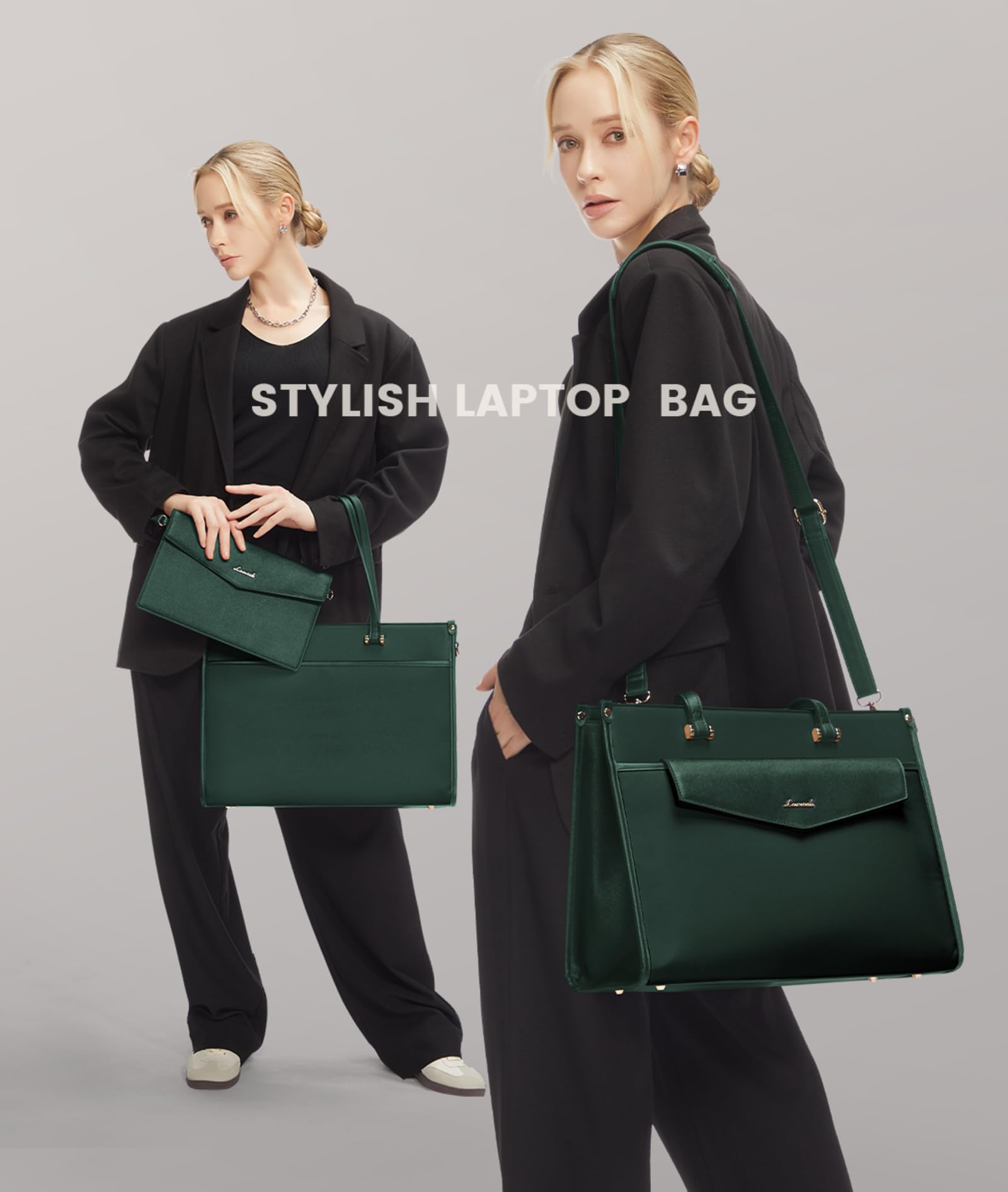 Foto 4 pulgar | Bolsa Para Portátil Lovevook De Cuero Impermeable De 15.6 Pulgadas Para Mujer - Venta Internacional.
