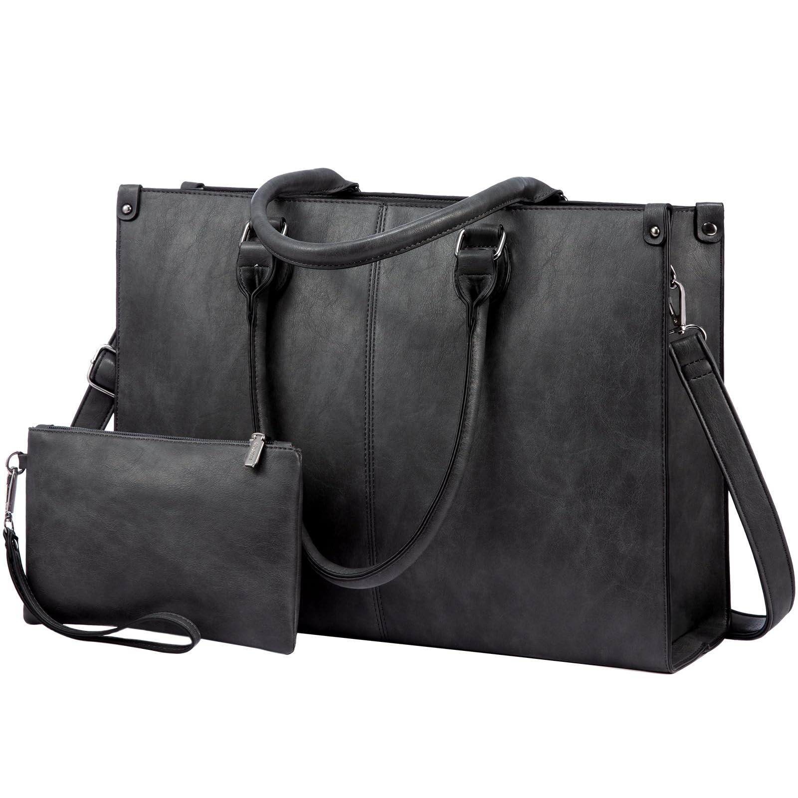 Foto 1 | Bolsa Para Portátil Lovevook Para Mujer De Cuero Vintage De 15.6 Pulgadas - Venta Internacional.