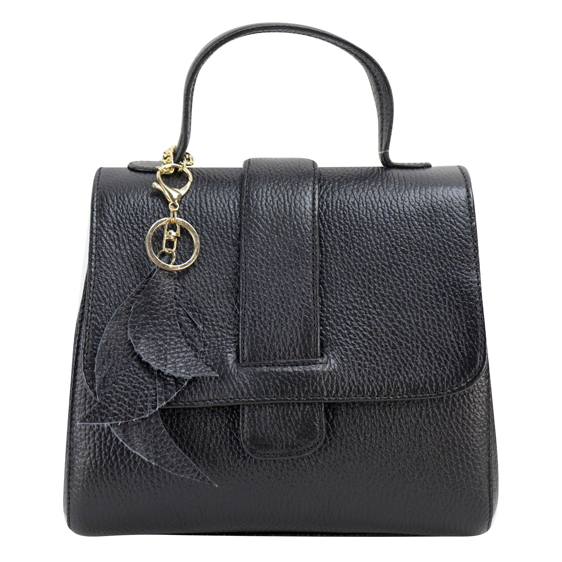 Foto 1 | Bolso Para Dama Negro Piel  Fatima Nueva Imagen