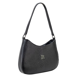 Foto 2 | Bolso Para Dama Negro Piel Piton Piel Grace Nueva Imagen