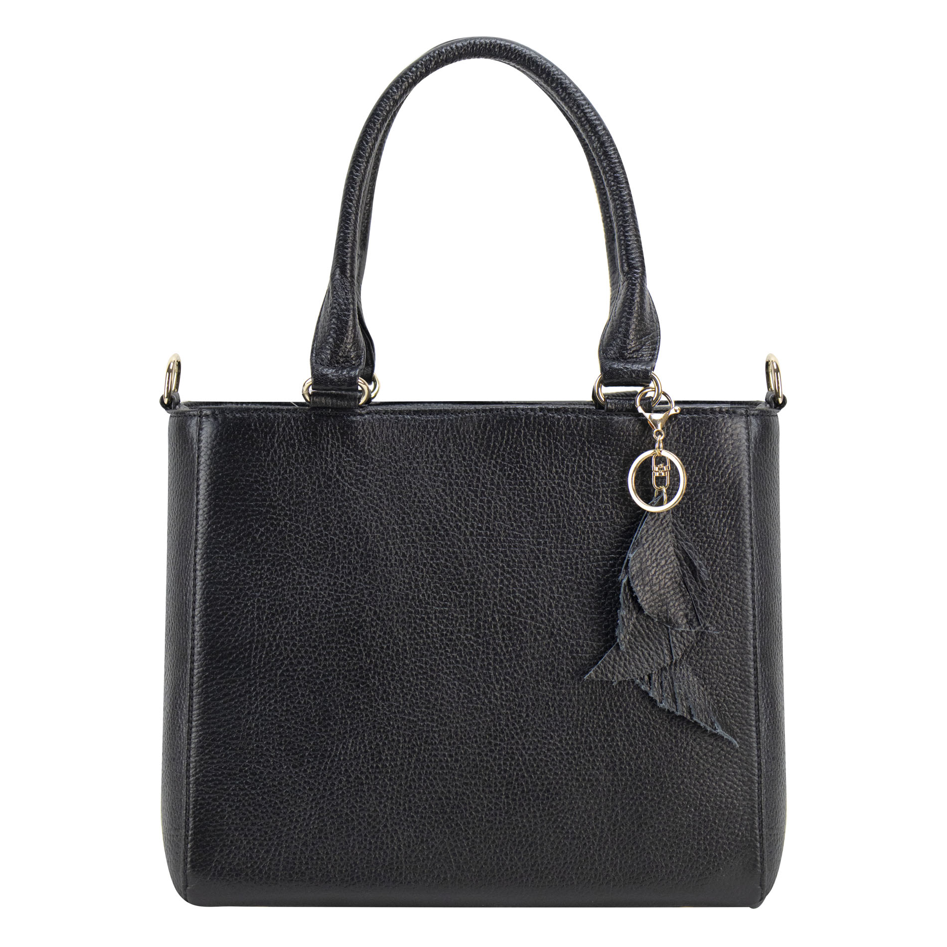Foto 1 | Bolso Para Dama Negro Piel  Cristina Nueva Imagen