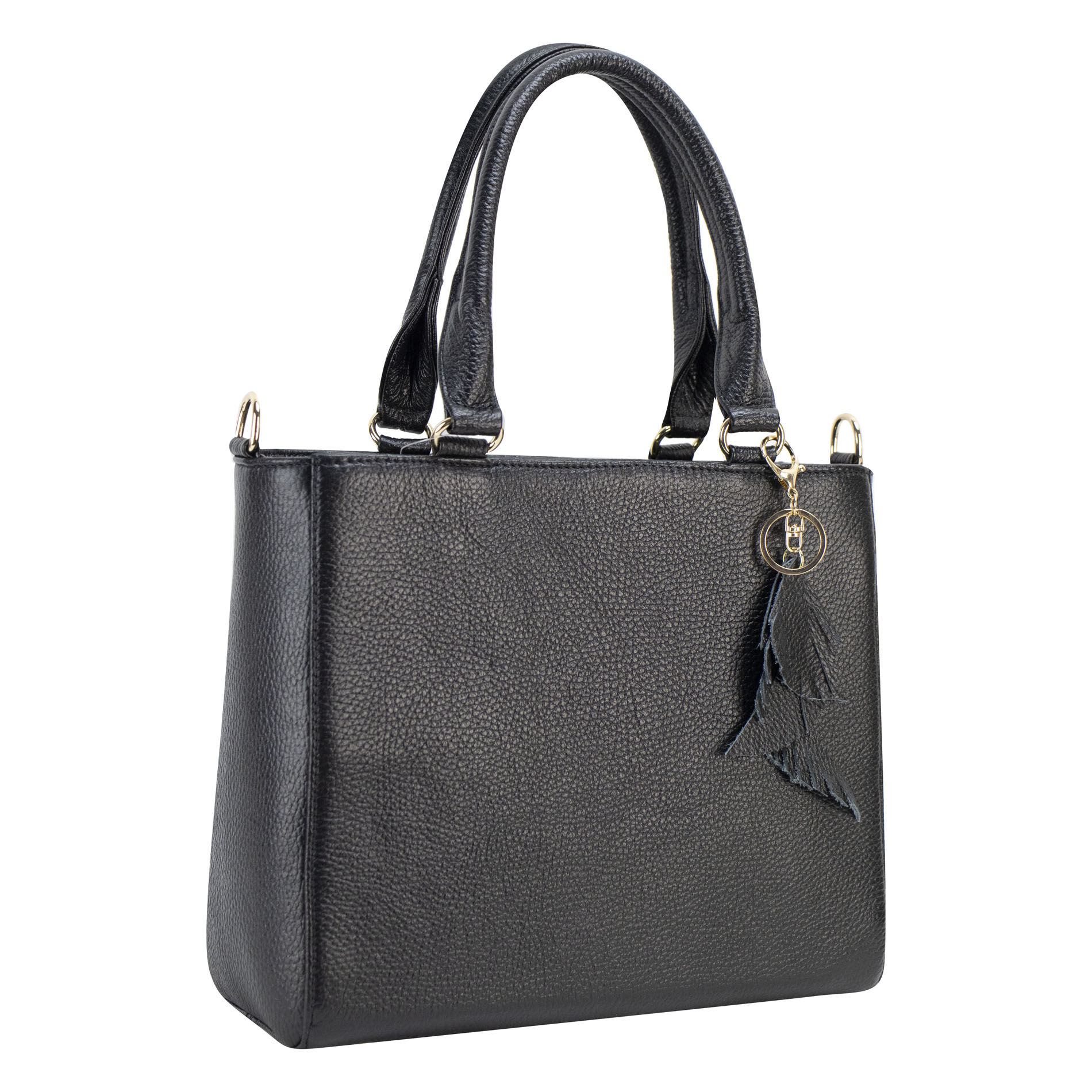 Foto 2 | Bolso Para Dama Negro Piel  Cristina Nueva Imagen