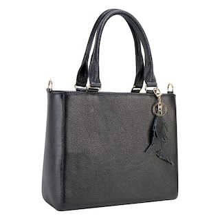 Foto 2 | Bolso Para Dama Negro Piel Cristina Nueva Imagen