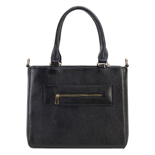 Foto 3 | Bolso Para Dama Negro Piel Cristina Nueva Imagen