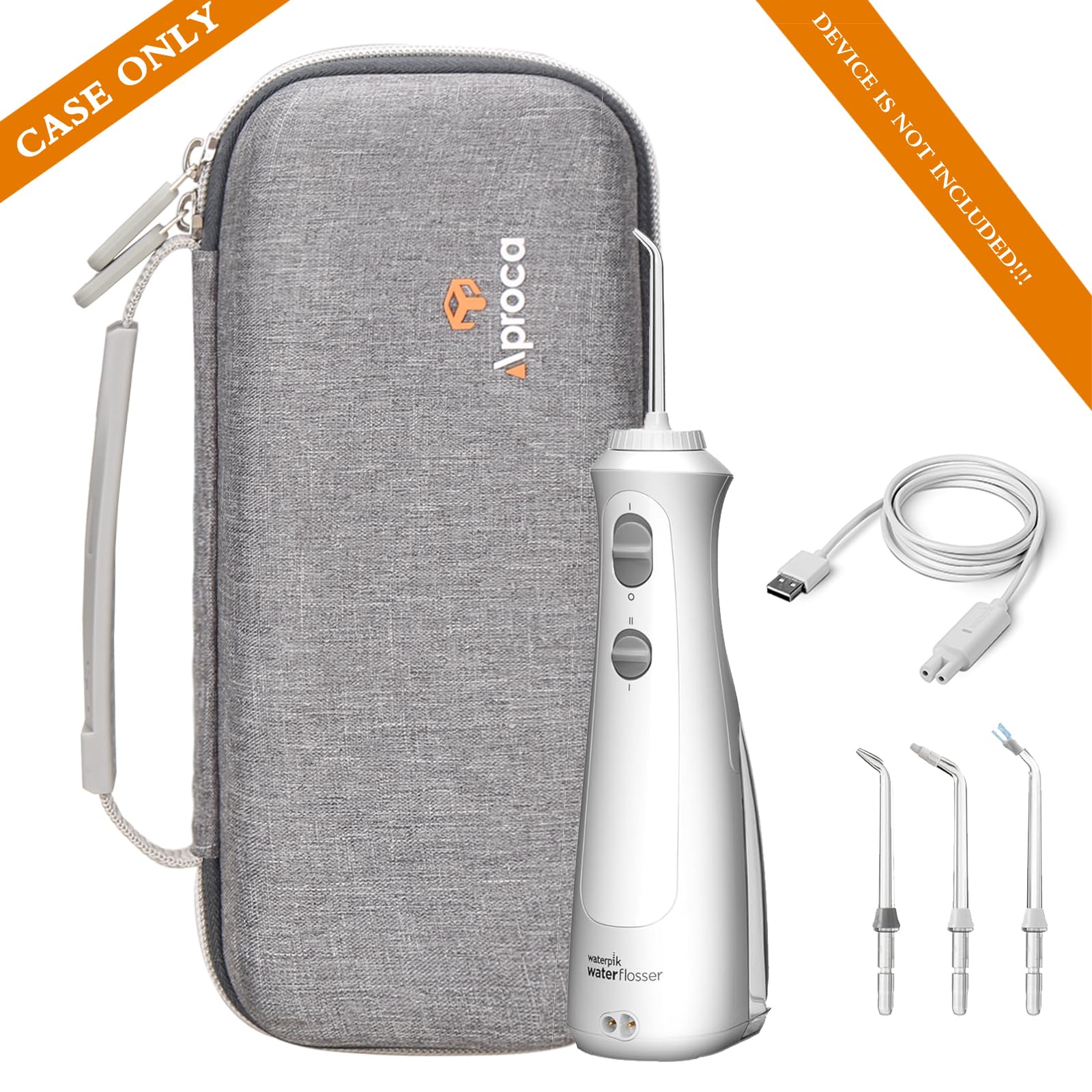 Foto 6 pulgar | Estuche De Viaje Aproca Grey Para Waterpik Wf-02 Flosser - Venta Internacional.