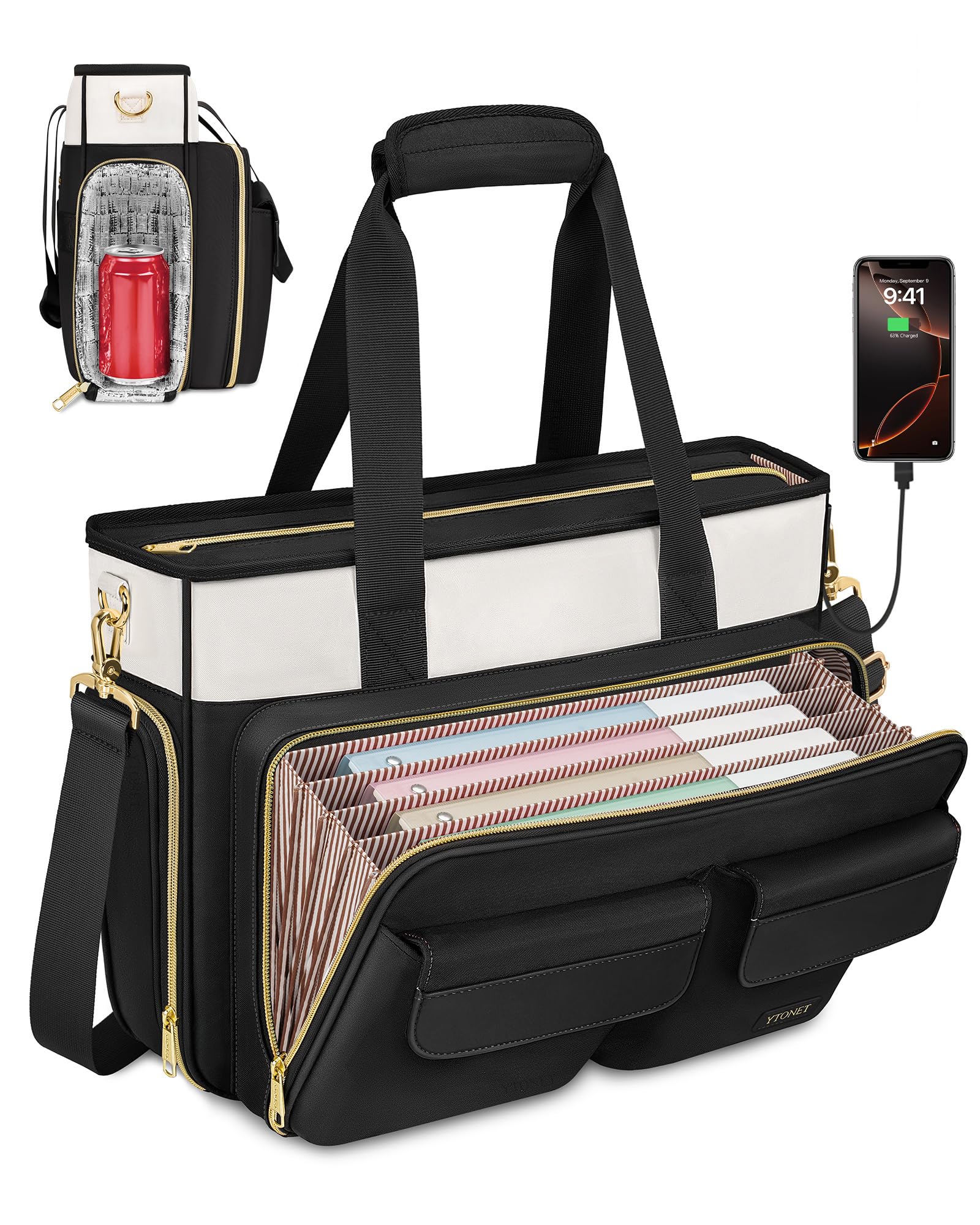 Foto 1 | Bolsa Para Profesores Ytonet Teacher Bag De 15 6 Pulgadas Con Bolsillo Para Portátil - Venta Internacional.