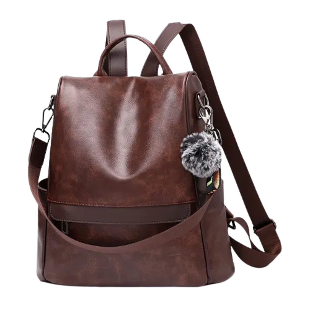 Mochila Malubero color Café Impermeable para Dama