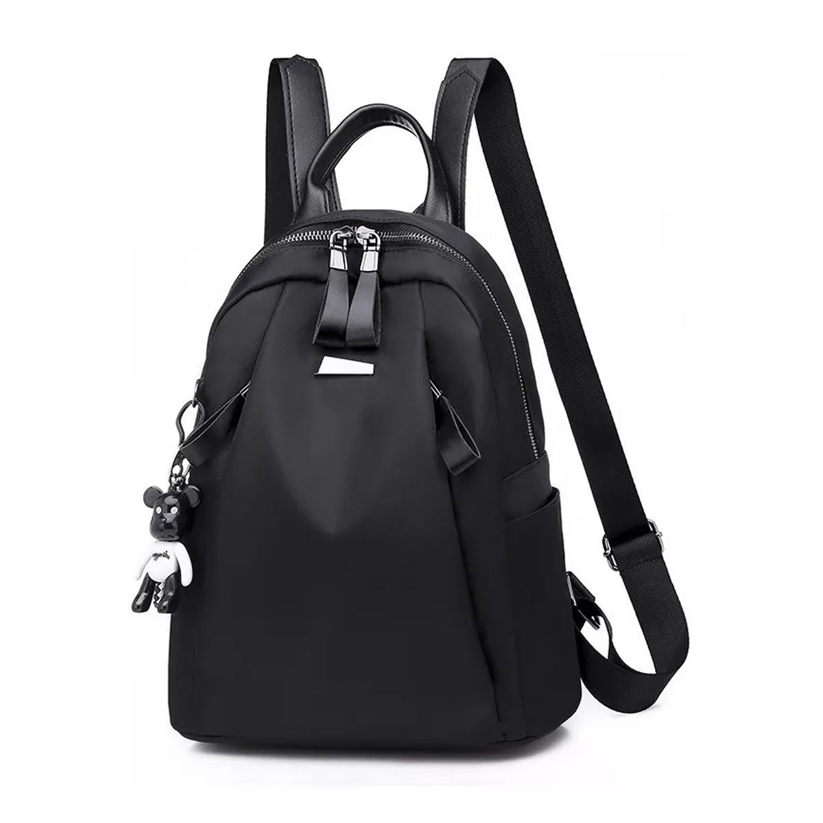 Mochila Impermeable para Mujer Genérica Oxford color Negro