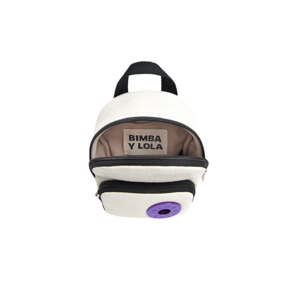 Foto 3 pulgar | Backpack Bimba y Lola Xs Logo-chimo color Blanco