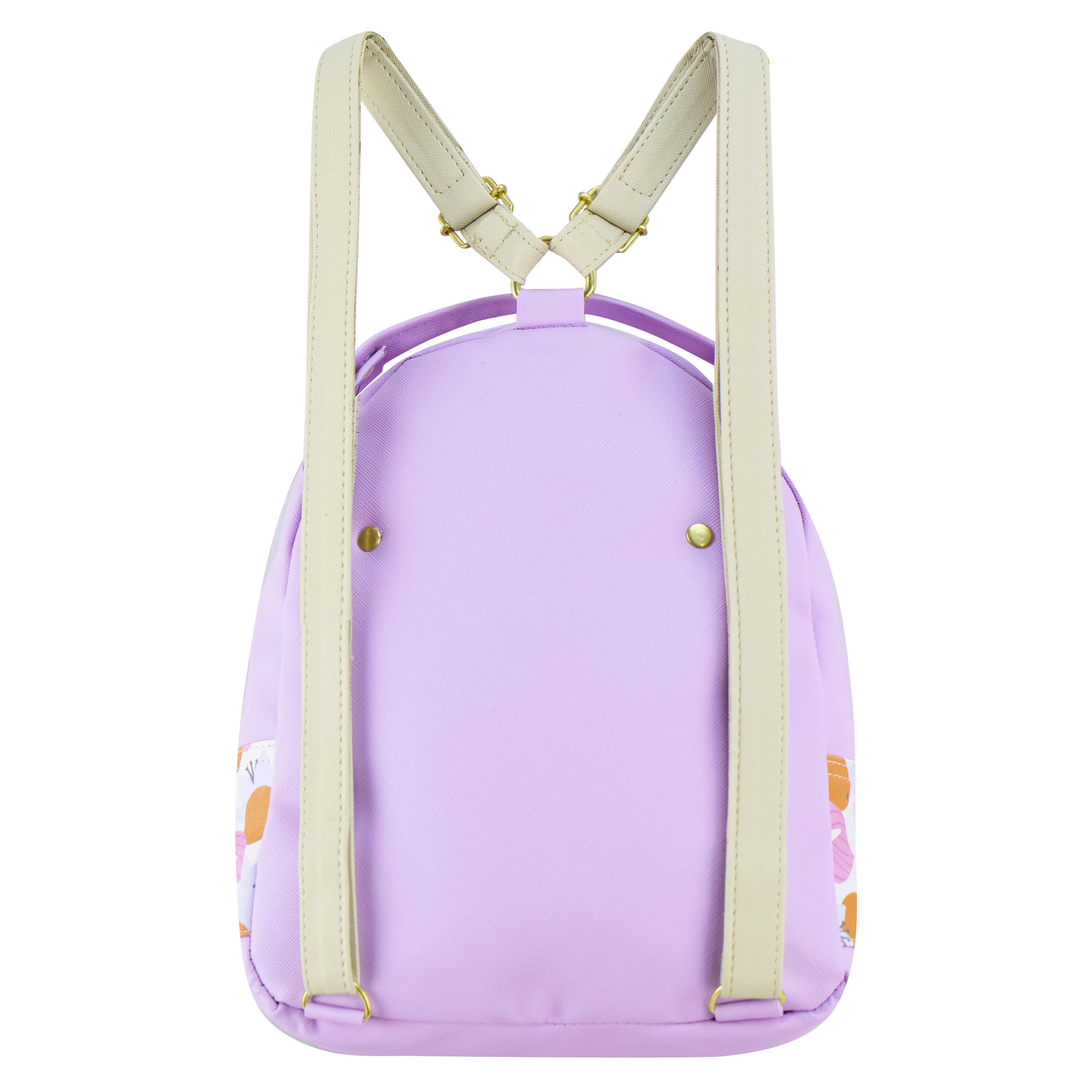 Foto 4 pulgar | Mochila Nueva Imagen Lila Orange y Beige Sintética Emma para Dama