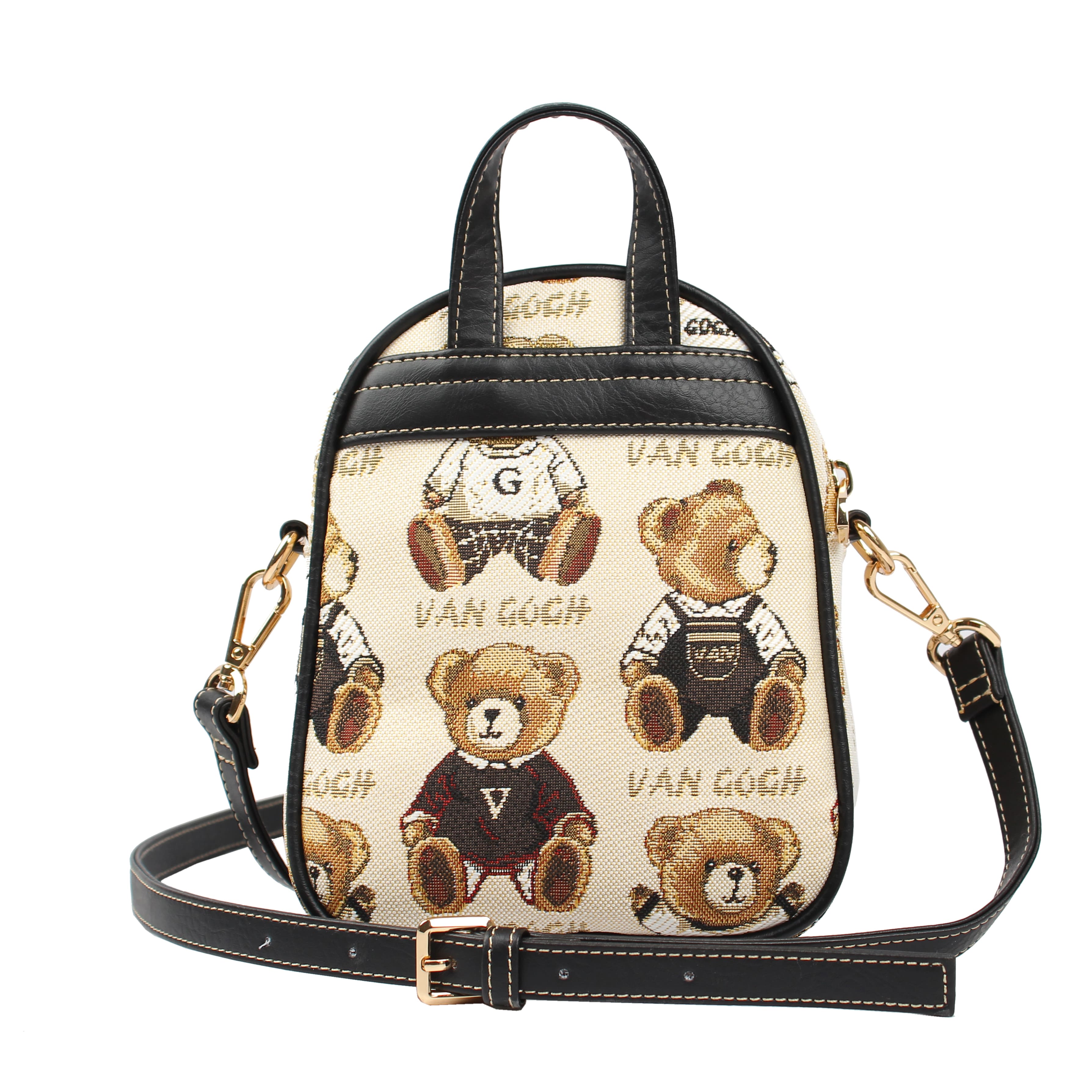 Foto 3 pulgar | Mochila Van Gogh Bear Beige