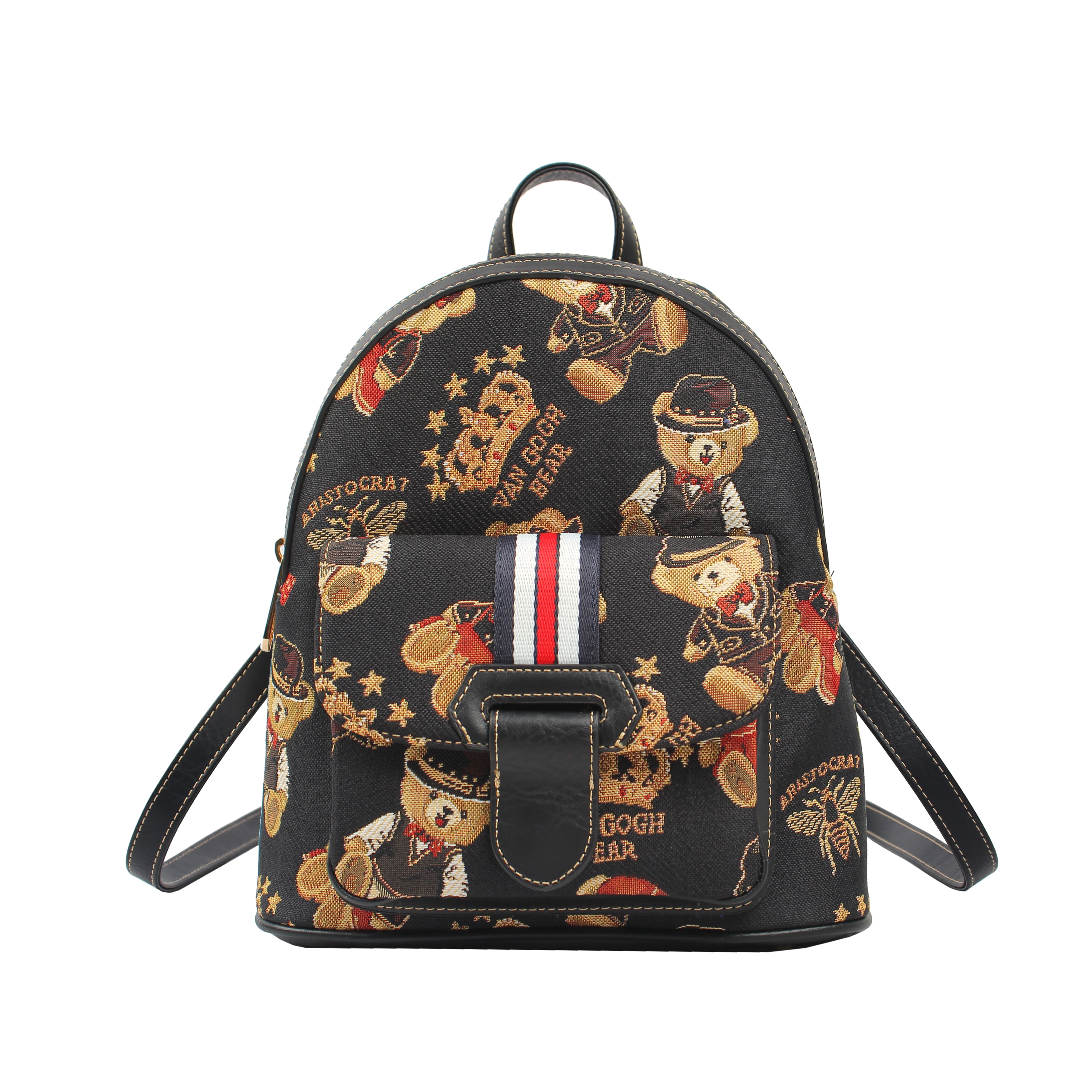 Foto 2 pulgar | Mini Mochila Van Gogh Bear By Henney Bear V063 Glory Shine