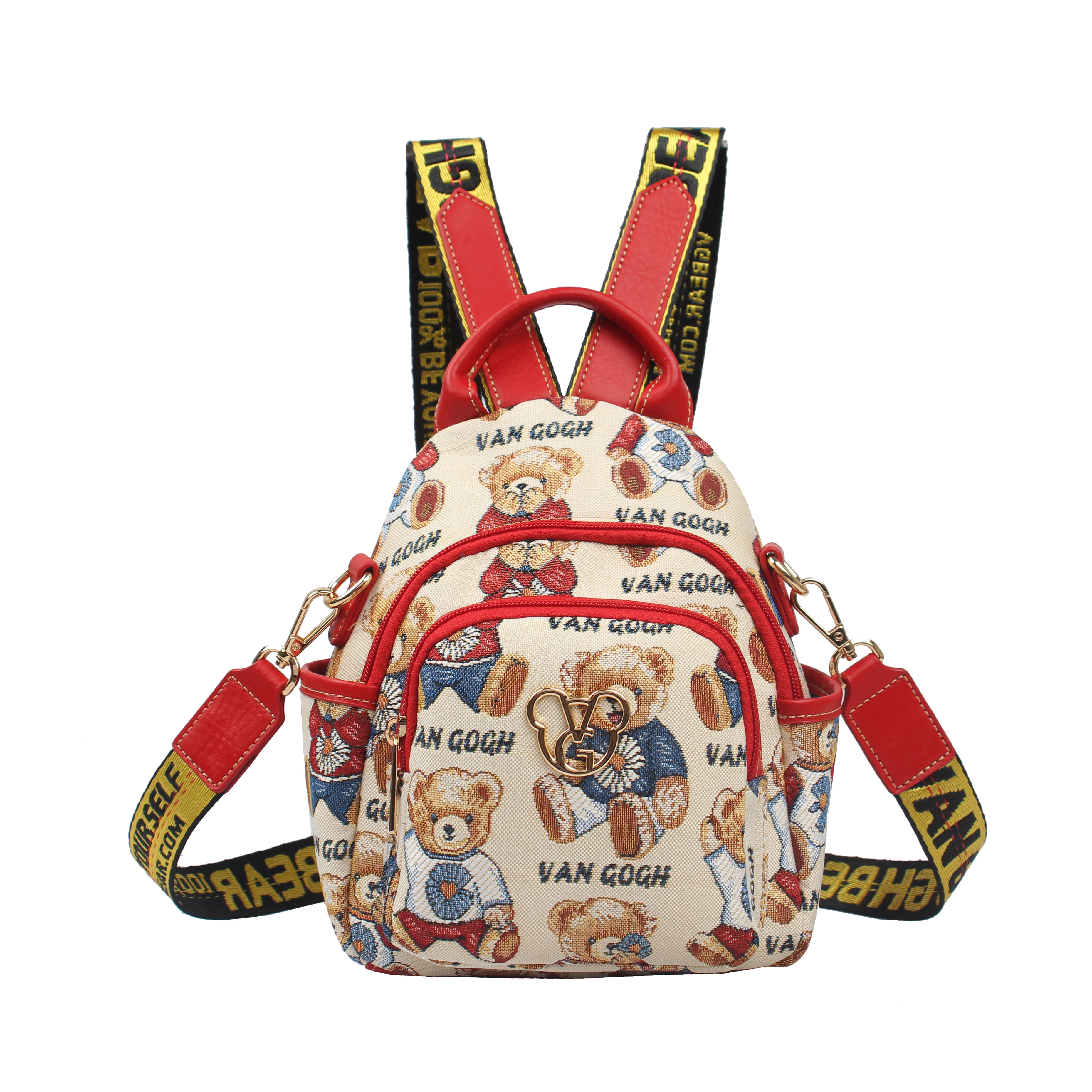 Mini Mochila Van Gogh Bear By Henney Bear V095 Camomile