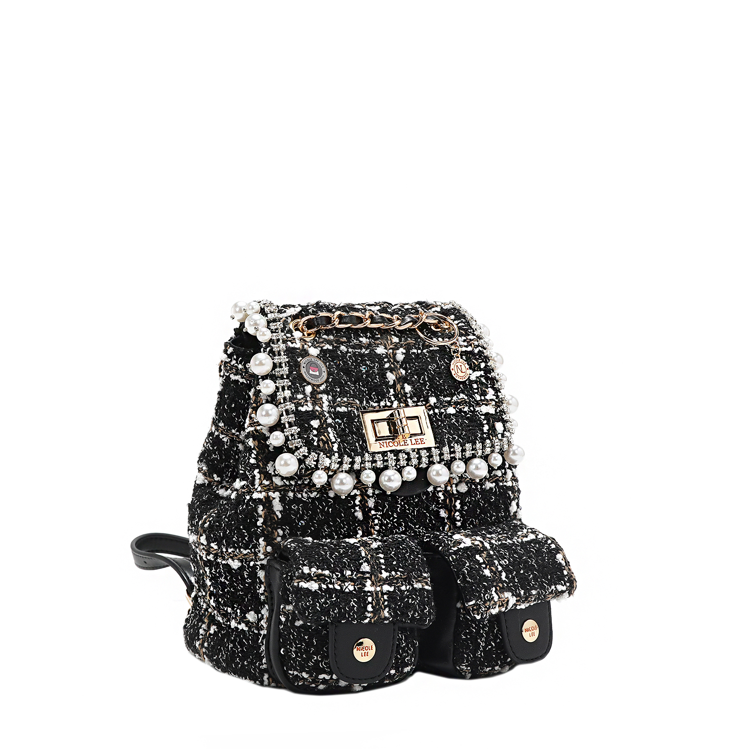 Foto 3 | Mochila De Nicole Lee Estilo De Tweed