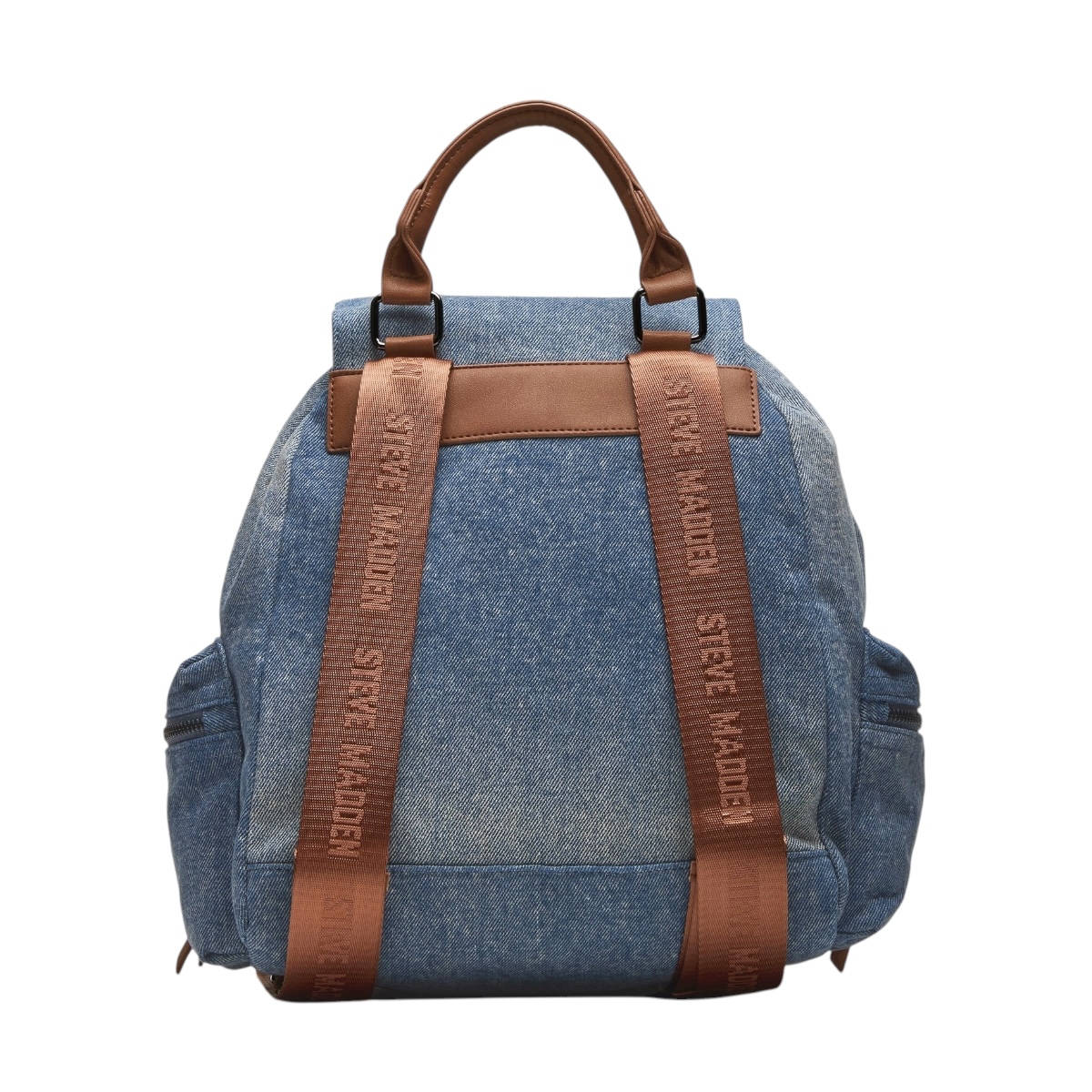 Foto 2 | Bolsa Tipo Backpack Steve Madden Solly Bag Denim Fabric