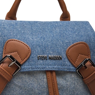 Foto 5 | Bolsa Tipo Backpack Steve Madden Solly Bag Denim Fabric