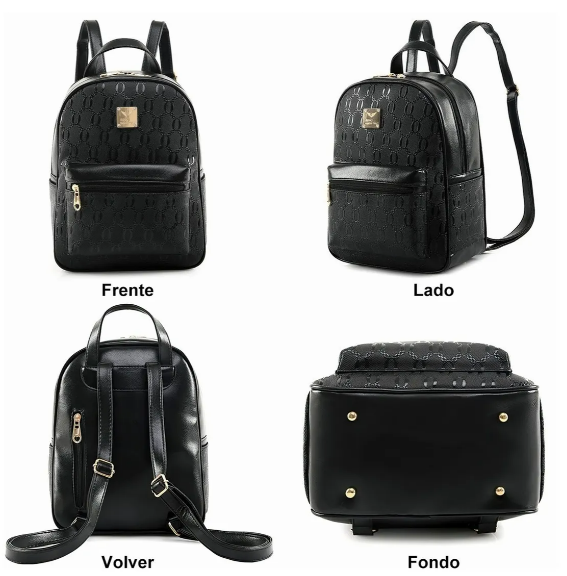 Foto 5 pulgar | Set De 4 Bolsas De Moda Xtellar Para Mujer: Mochila, Bolso, Cosmetiquera, & Correa
