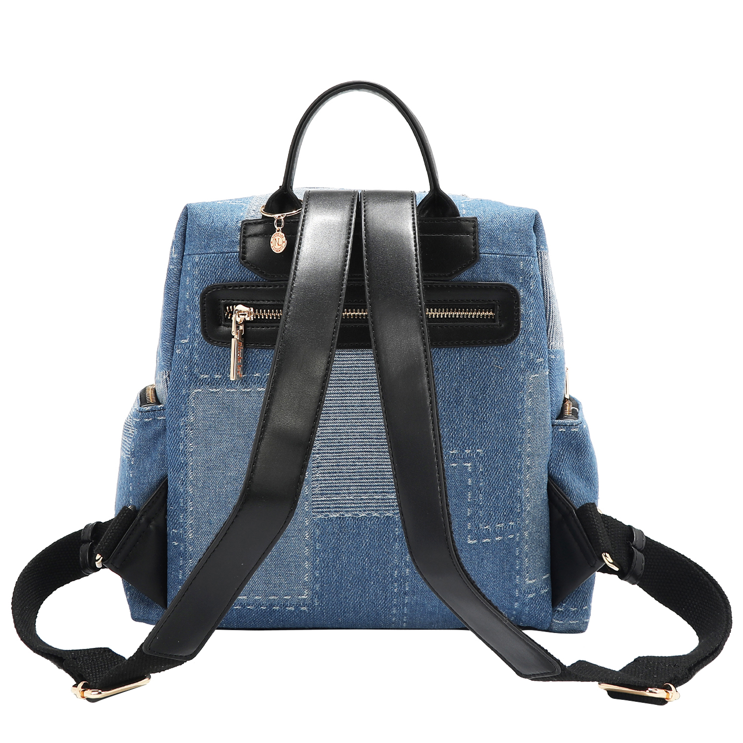 Foto 6 | Mochila De Mezclilla Nicole Lee Bosque De Amor