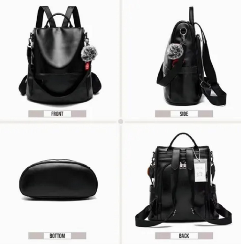 Foto 3 pulgar | Mochila para Mujer Moda Impermeable Antirrobo Bolsa