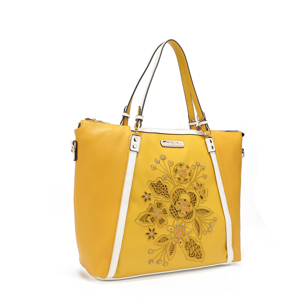 Foto 3 pulgar | Bolsa Nicole Lee Cornelia color Amarillo para Mujer