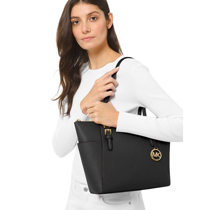 Foto 4 pulgar | Bolsa Michael Kors Charlotte de Piel color Negro