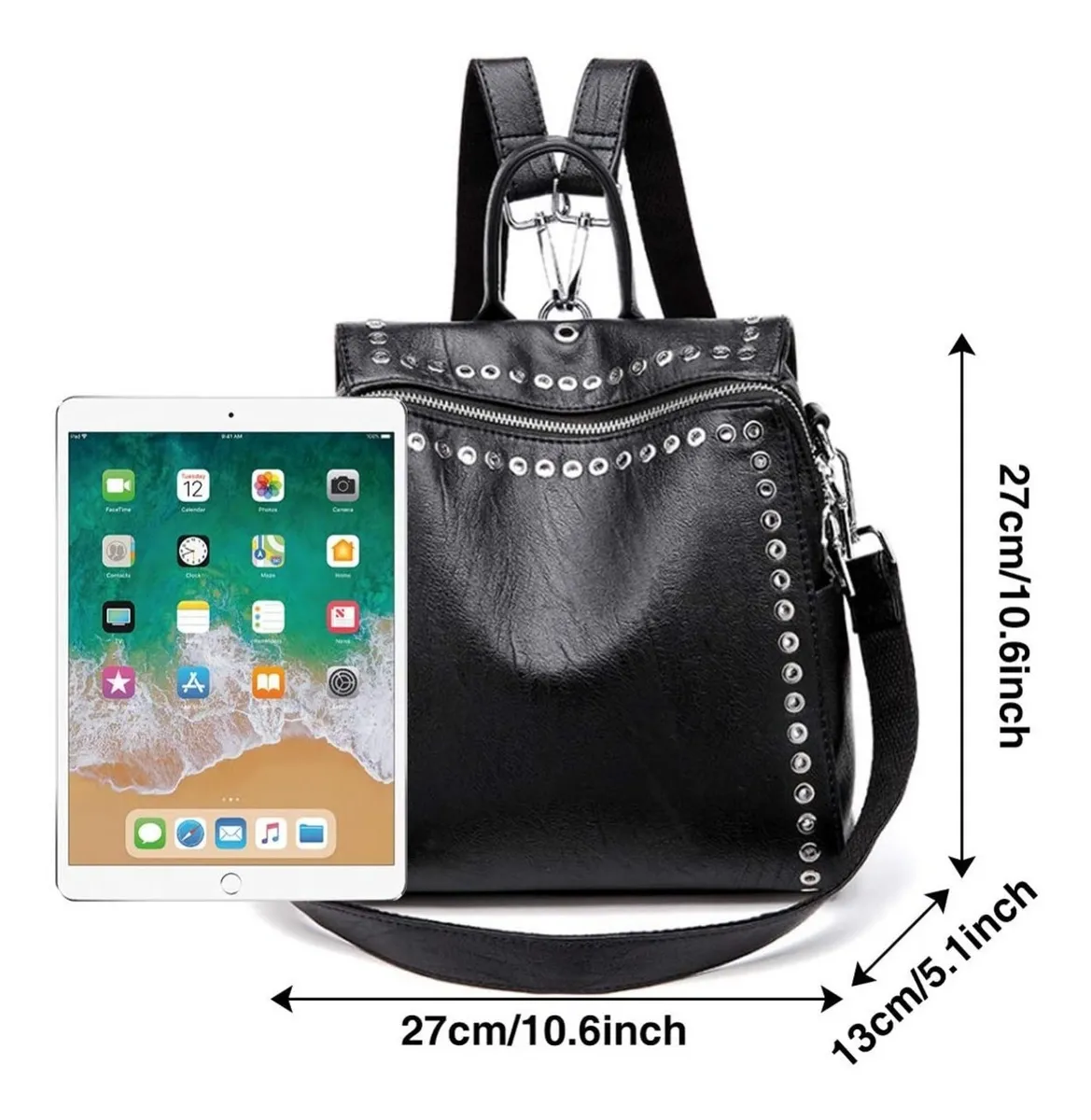 Foto 3 | Mochila Antirrobo Para Mujer Multifuncional