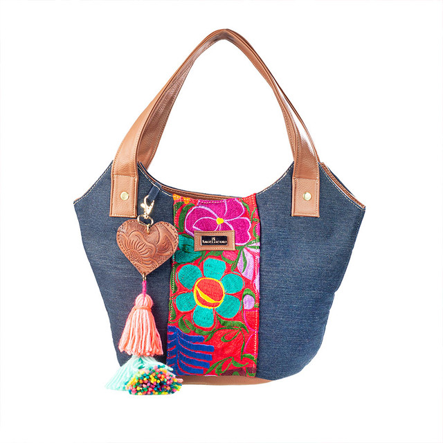 Foto 2 pulgar | Bolsa A Ángelozano Diana color Azul